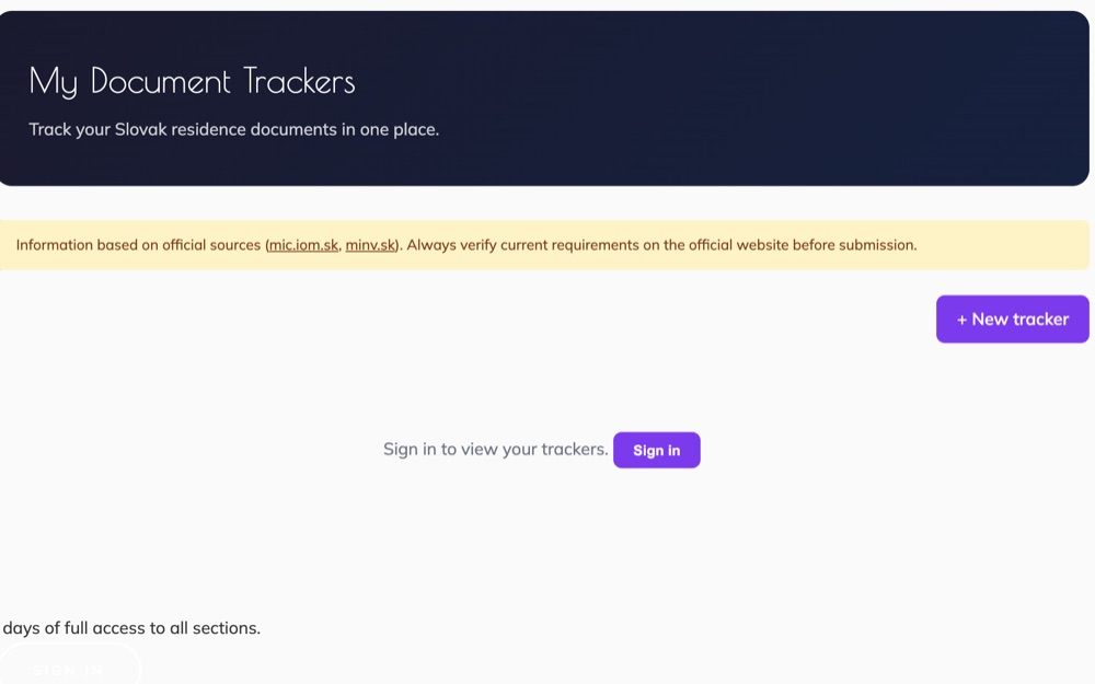 Docs Tracker