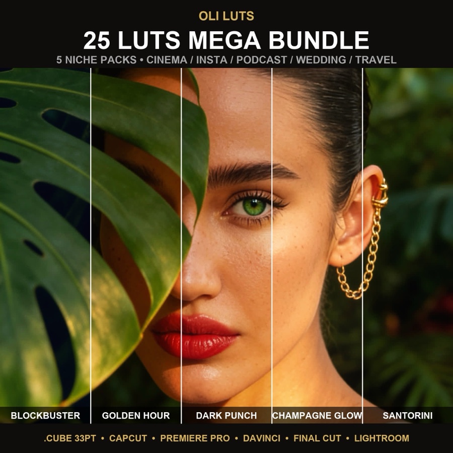 OLI LUTS — 25 LUTs v 5 packoch