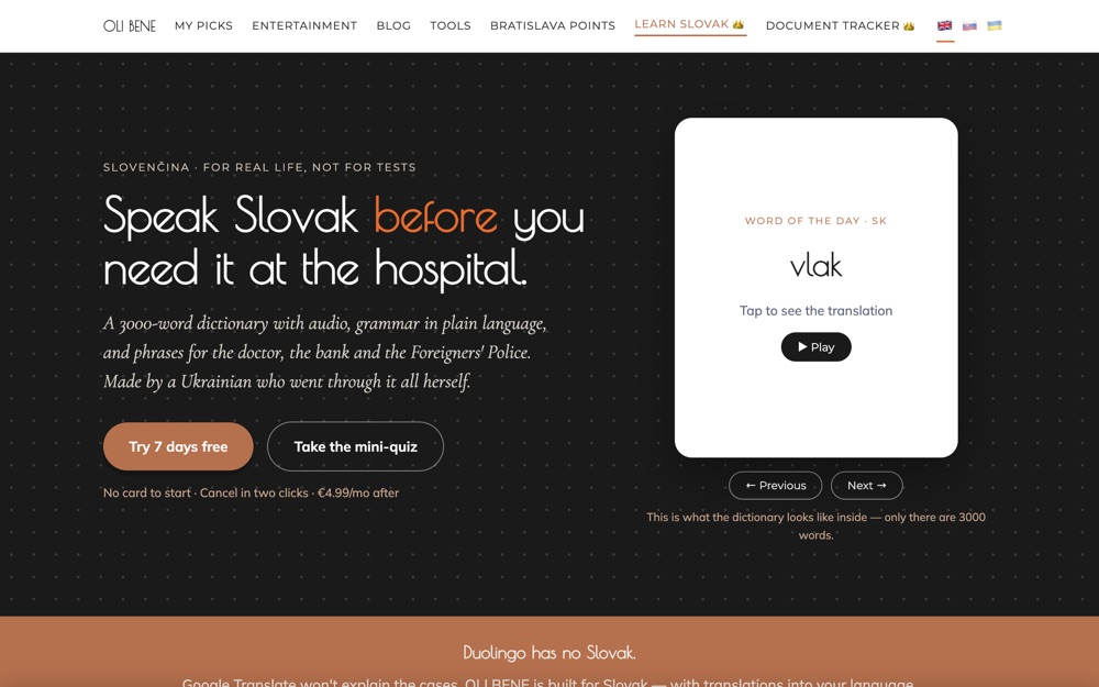 Learn Slovak